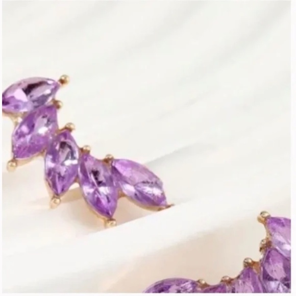 ❤️ FREE Gemstone Wing Leaf Hot Chic Boho Peasant Hipster Hip Hippie Art Earrings - Picture 2 of 3